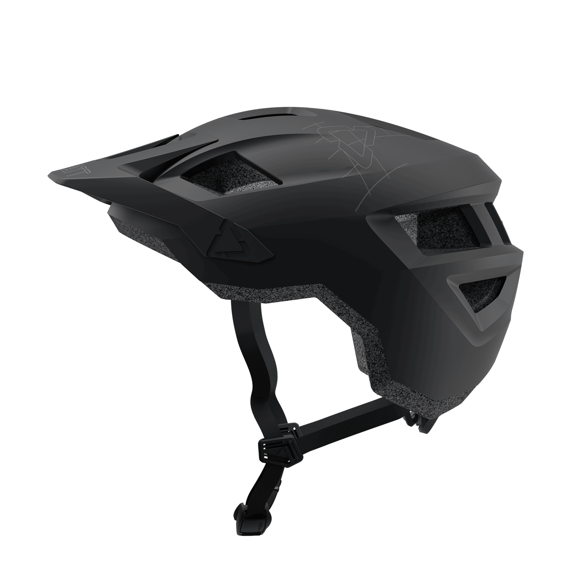 Casca Leatt MTB AllMtn 1.0 Stealth Black/Grey M - 55-59cm