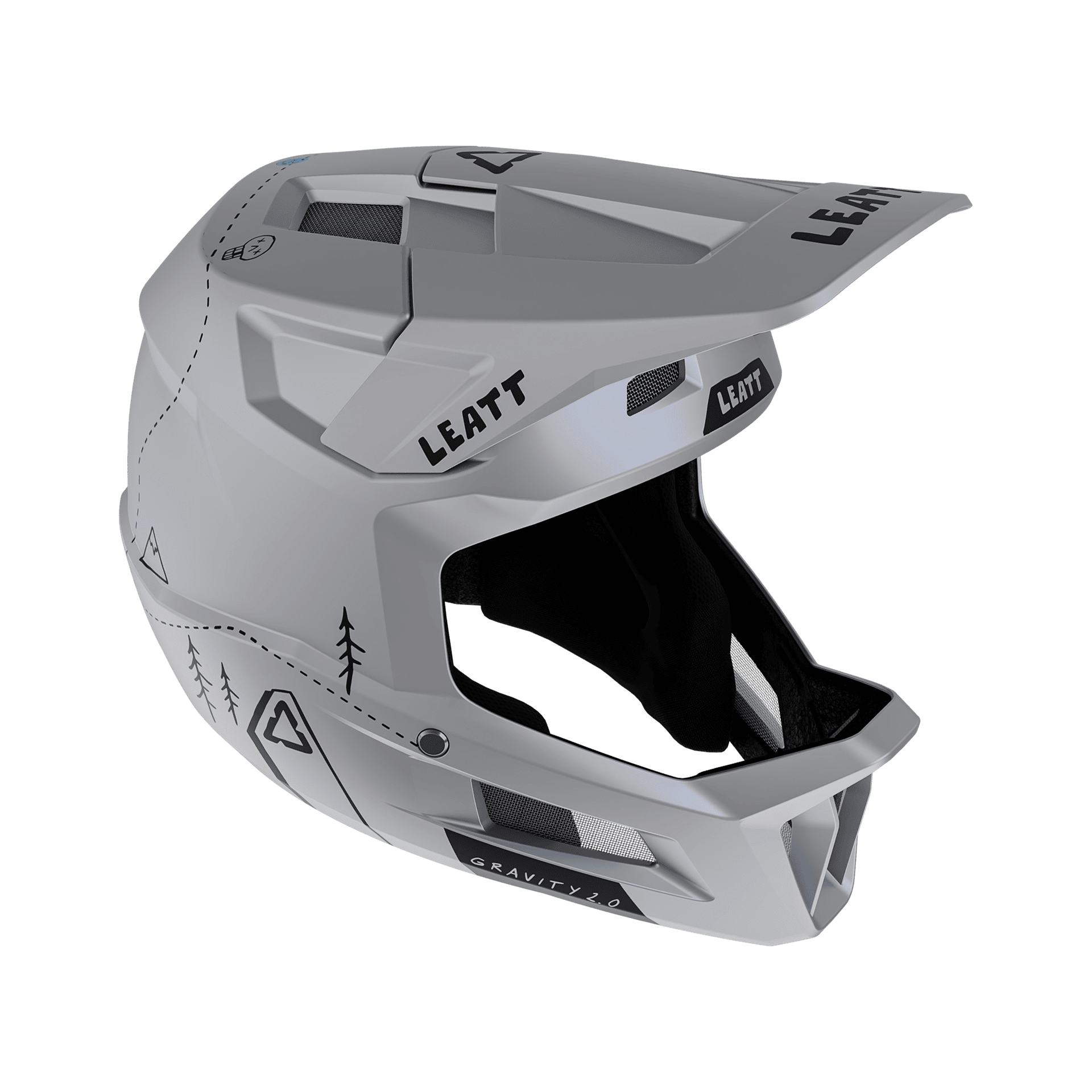 Casca Leatt MTB Gravity 2.0 Grey L - 59-60cm