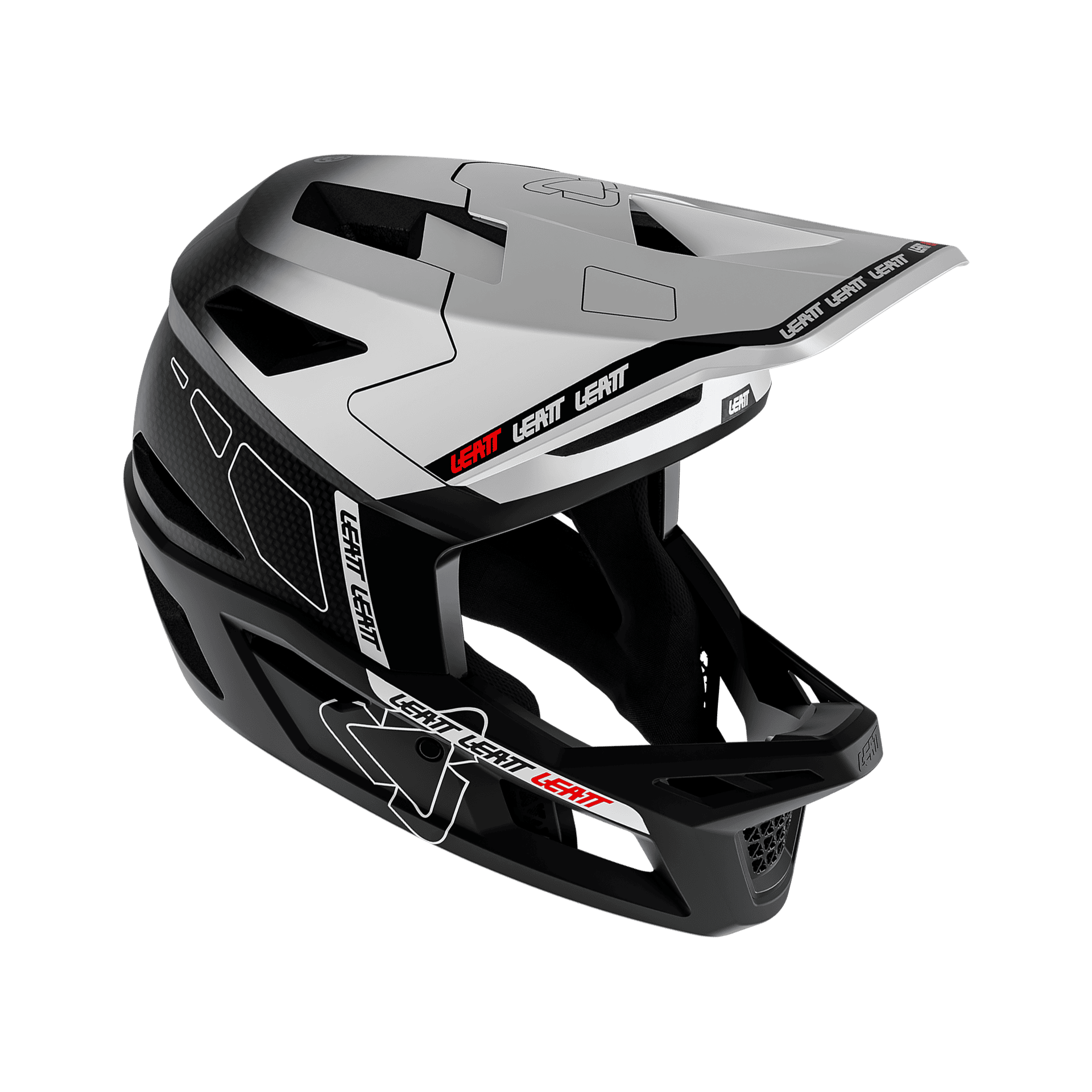 Casca Leatt MTB Gravity 6.0 Carbon White L - 59-60cm