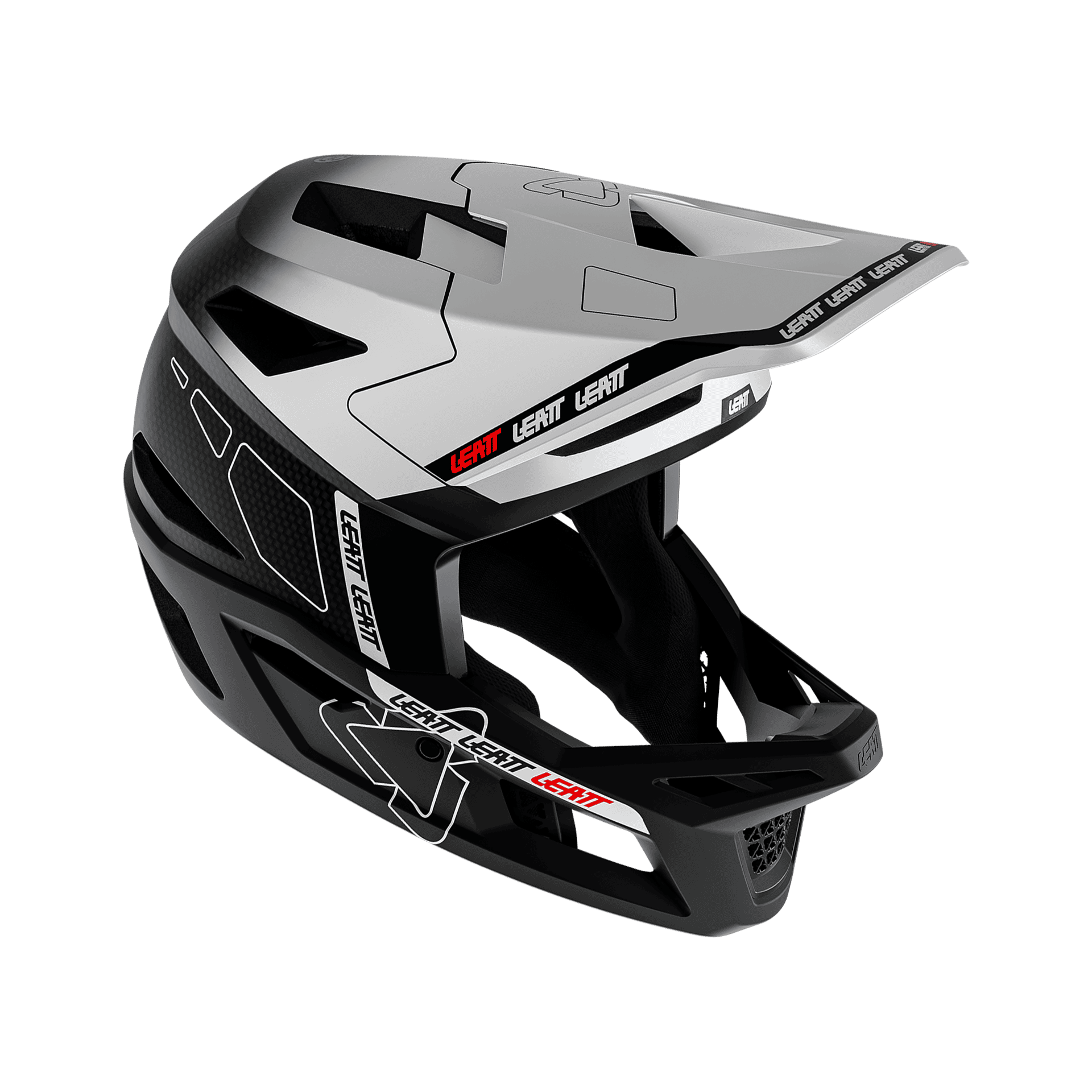 Casca Leatt MTB Gravity 6.0 Carbon White S - 55-56cm