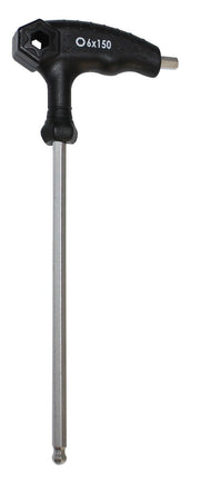 cheie force hexagonala cu maner t 6mm cu capat rotund