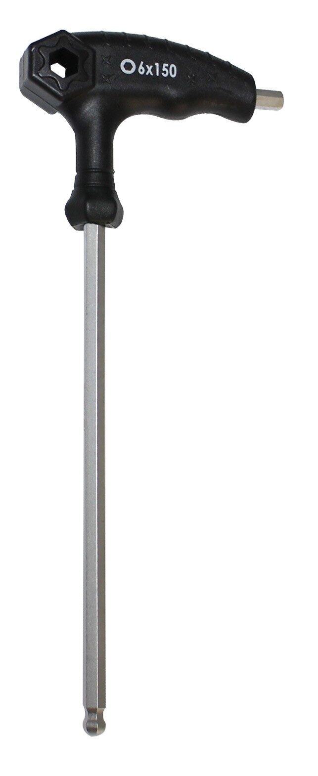 cheie force hexagonala cu maner t 6mm cu capat rotund
