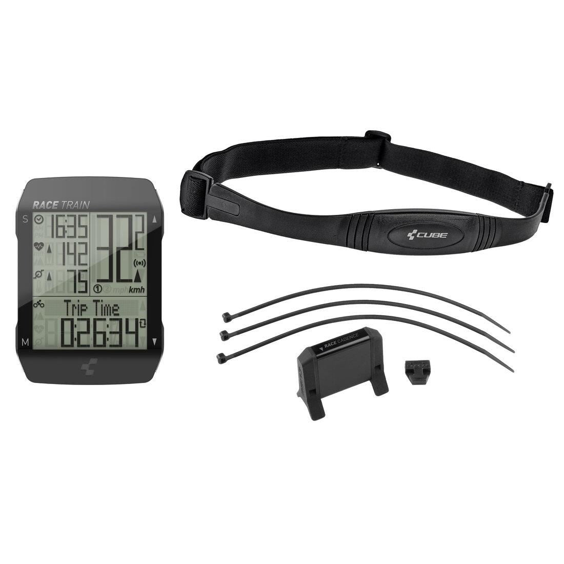 Ciclocomputer CUBE Race Train Wireless Bundle