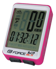 ciclocomputer force 12f fara fir roz