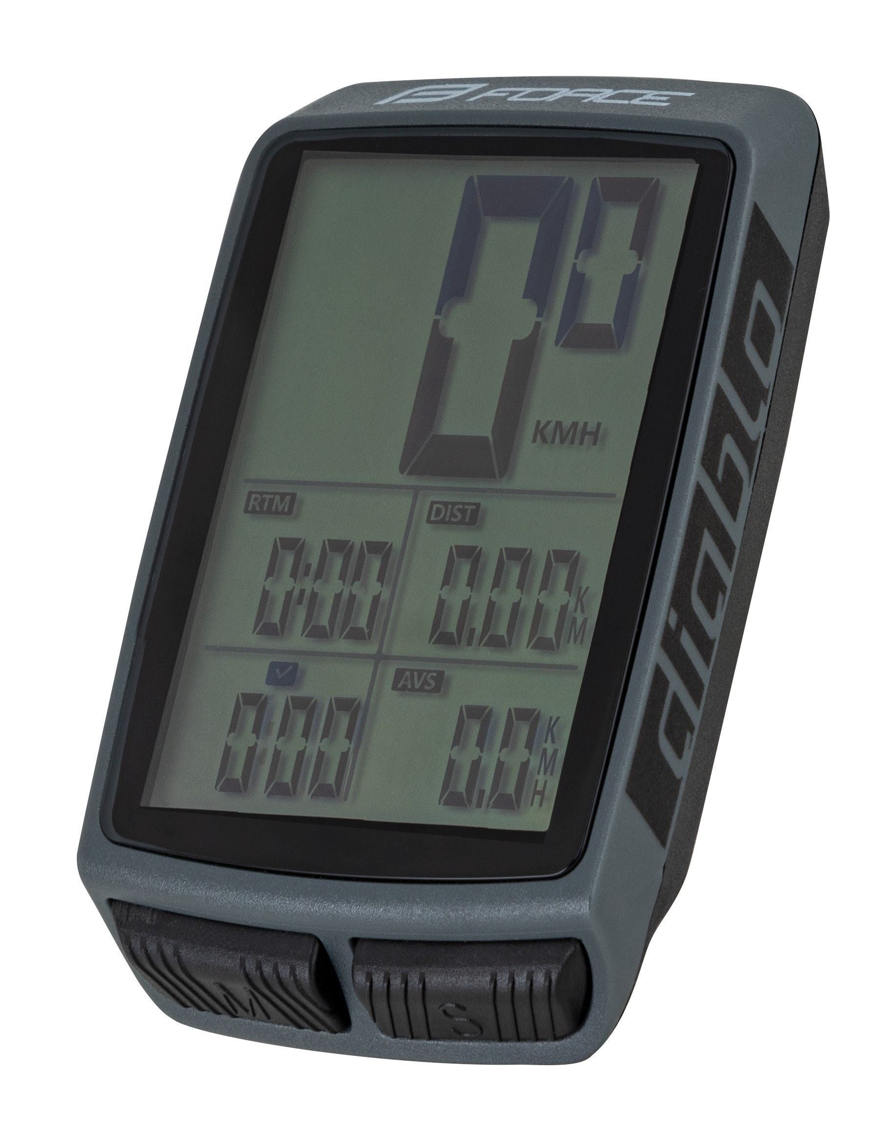 ciclocomputer force diablo 11f fara fir gri