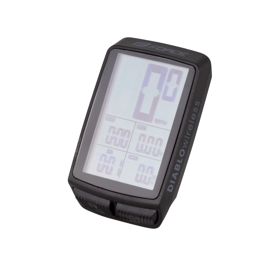 Ciclocomputer Force DIABLO 11F fara fir, negru