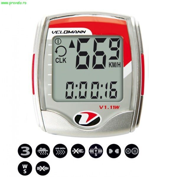 ciclocomputer velomann 11 functii v111 cu fir