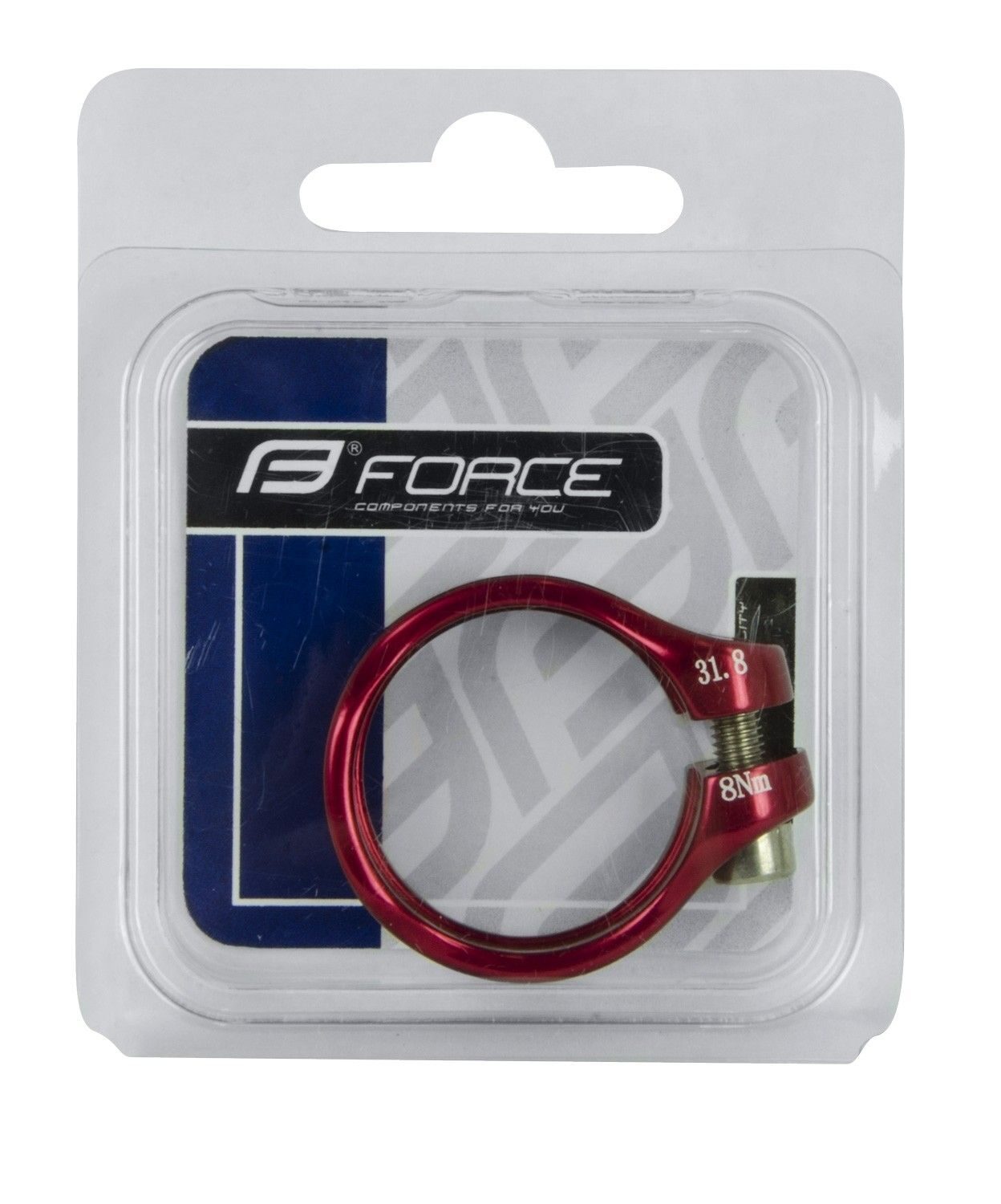 colier force 318mm al rosu 1