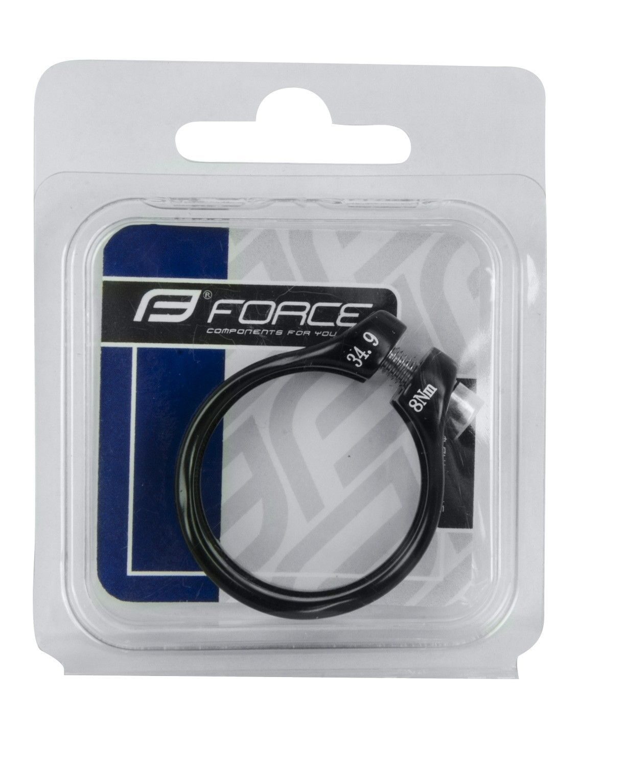 colier force 349 mm al negru 1