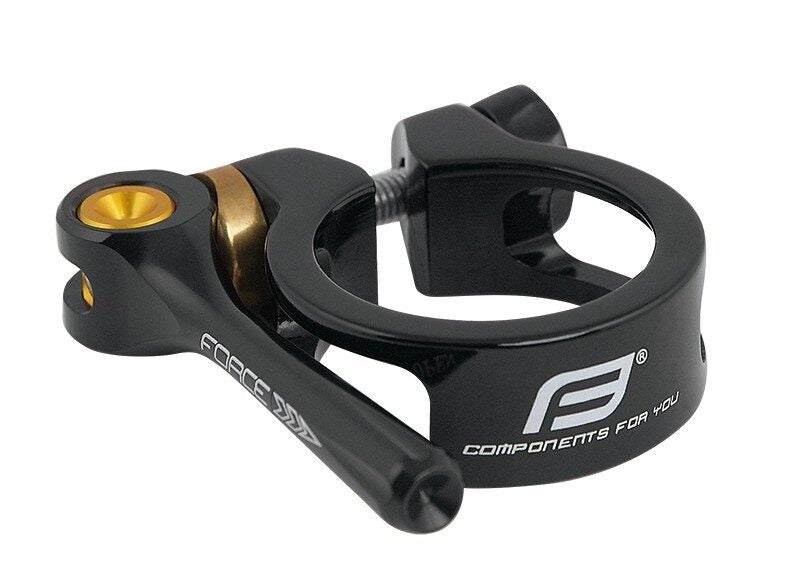 colier force cu clema 318 mm al negru