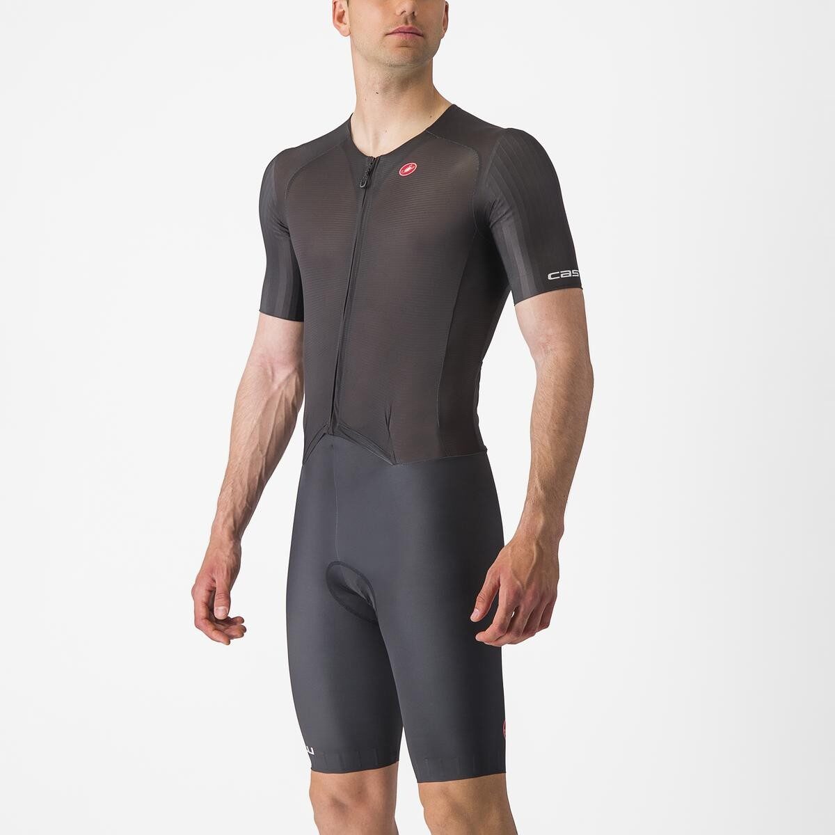 combinezon cu maneca scurta castelli sanremo btw speed negru m 2