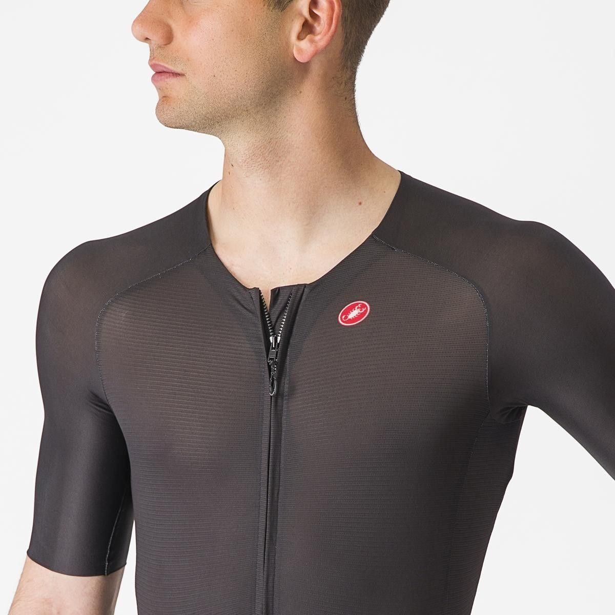combinezon cu maneca scurta castelli sanremo btw speed negru m 5