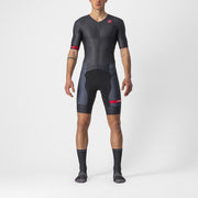 costum de triatlon cu maneca scurta castelli free sanremo ss negru xl
