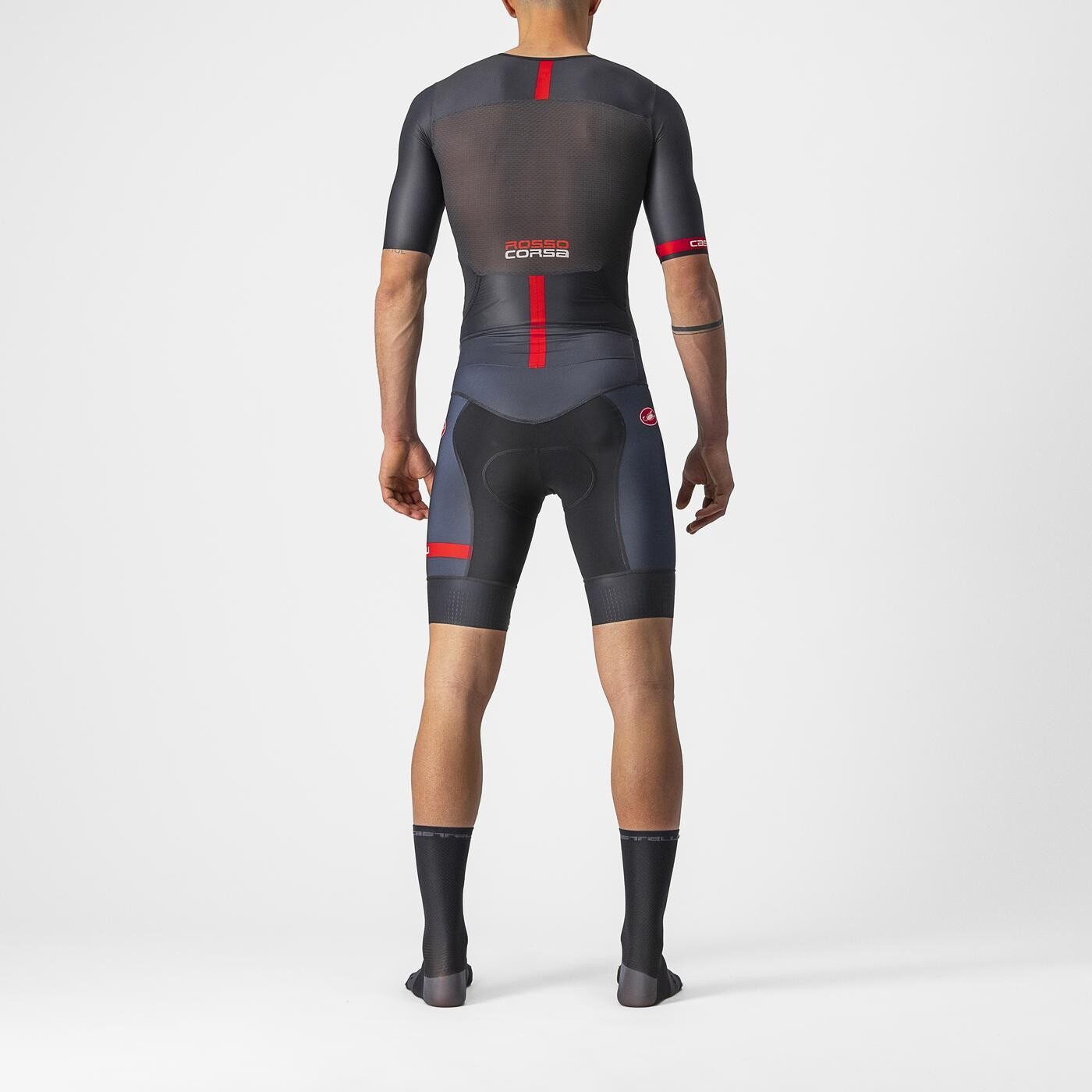 costum de triatlon cu maneca scurta castelli free sanremo ss negru xxl 1