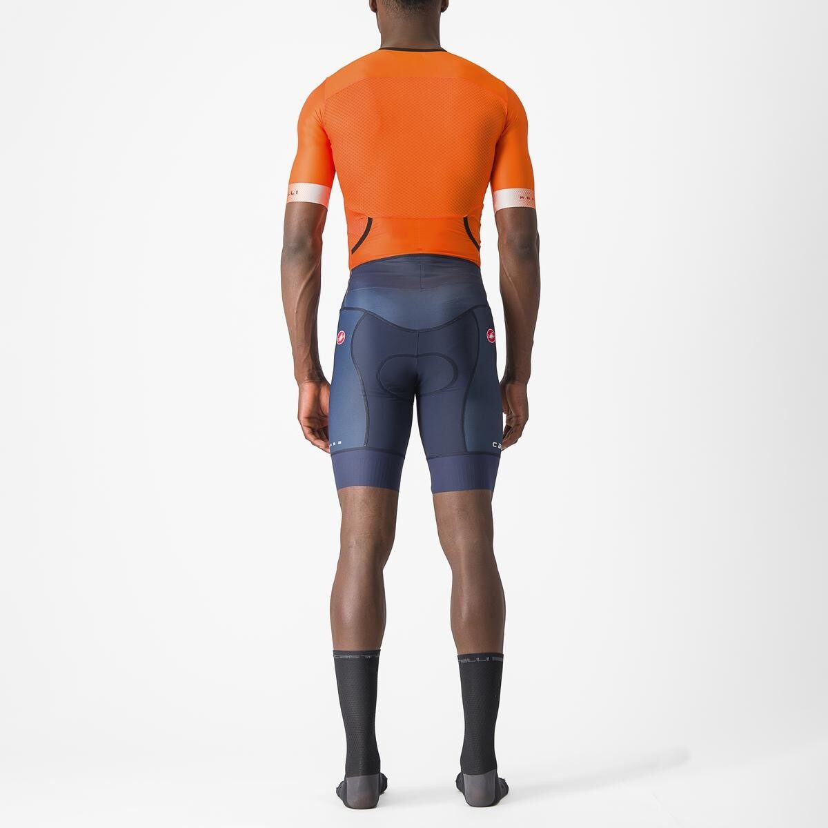 costum de triatlon cu maneca scurta castelli free sanremo ss portocaliu indigo xl 1