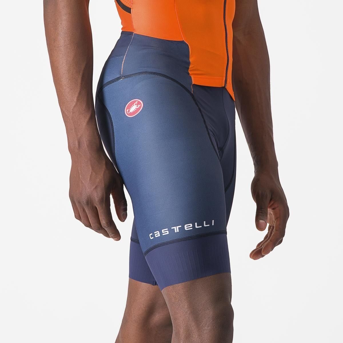 costum de triatlon cu maneca scurta castelli free sanremo ss portocaliu indigo xxxl 6