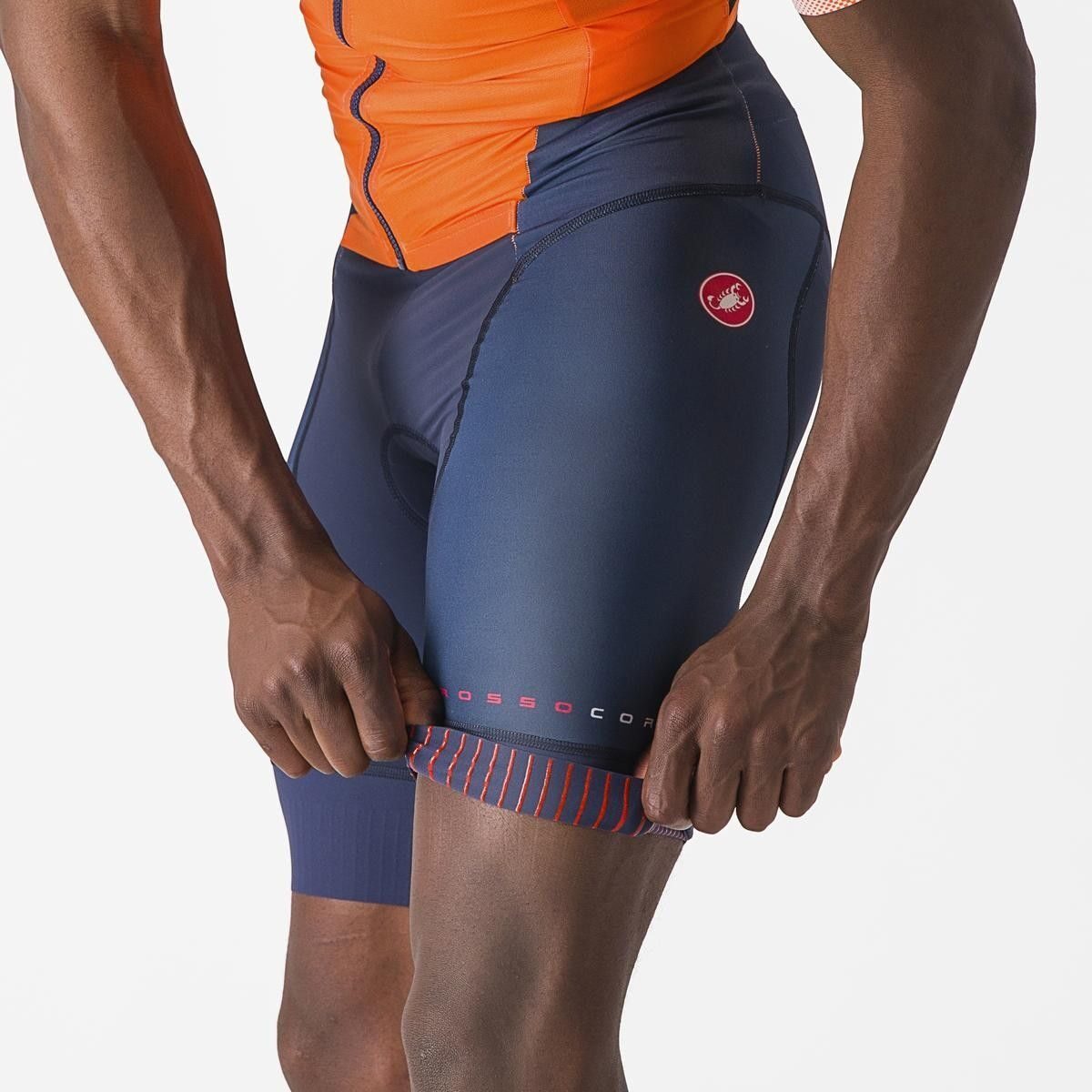 costum de triatlon cu maneca scurta castelli free sanremo ss portocaliu indigo xxxl 7