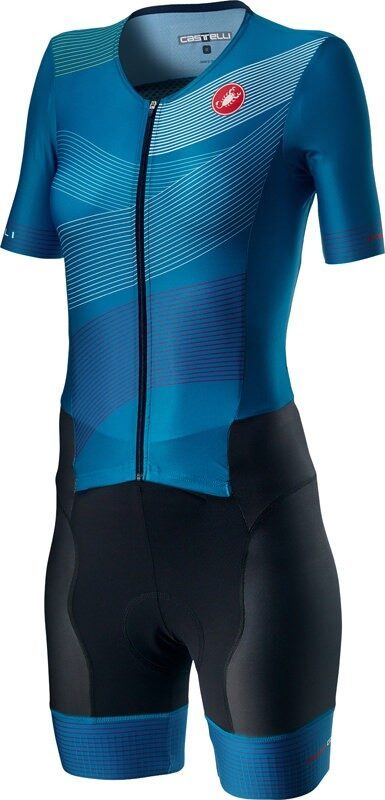 costum triatlon cu maneca scurta castelli free sanremo 2 w suit bluemarine multicolor xl 1