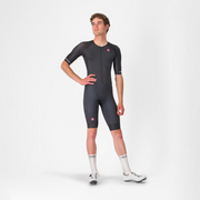 Costum triatlon cu maneca scurta TRI Castelli Core TRI SS, pentru barbati, negru, XL