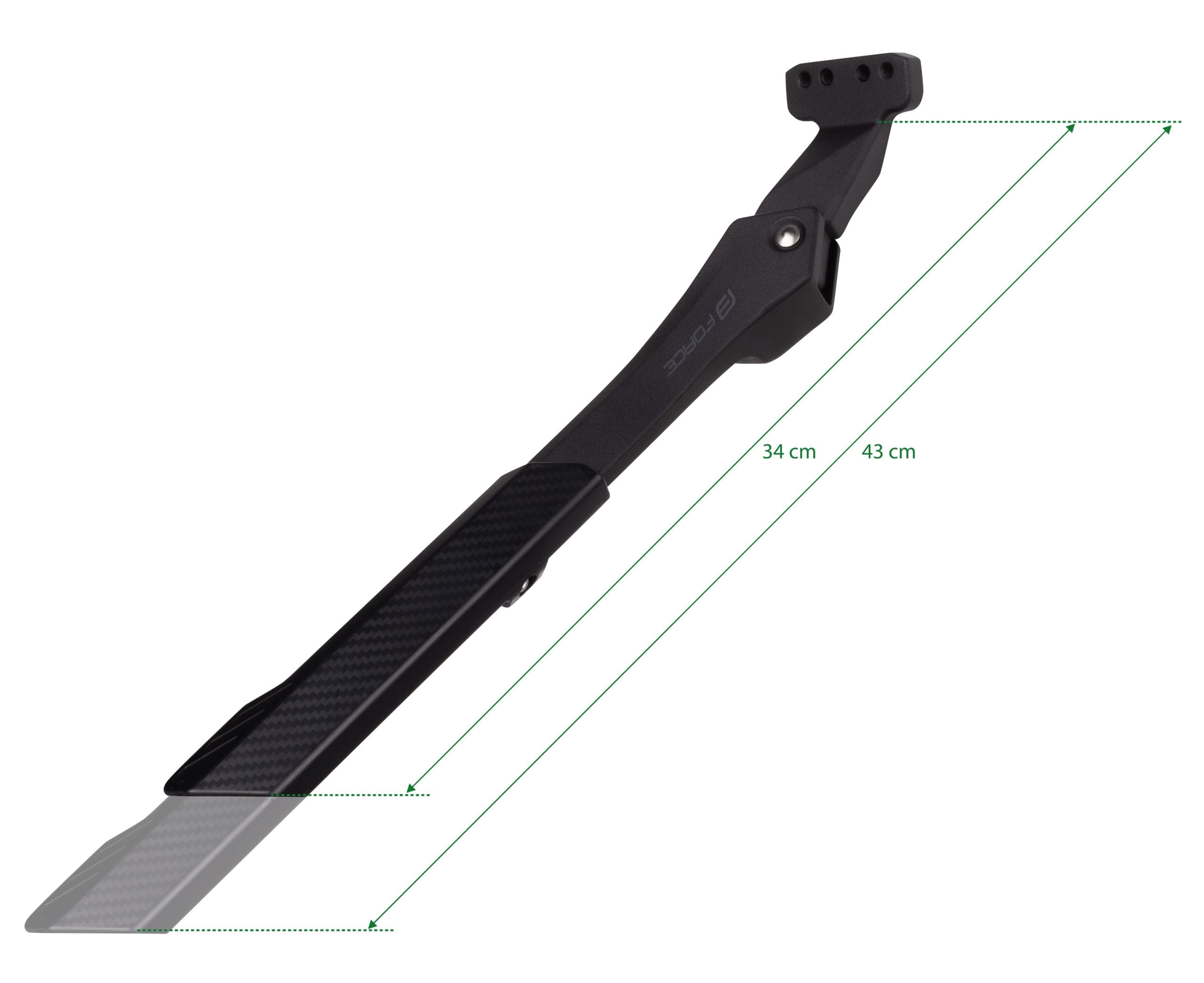 Cric Force E-BIKE 24-29 Al rear, 18/40mm, negru