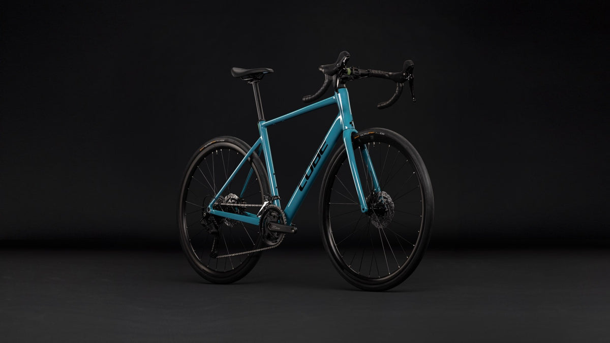 CUBE Attain Pro surfblue n black
