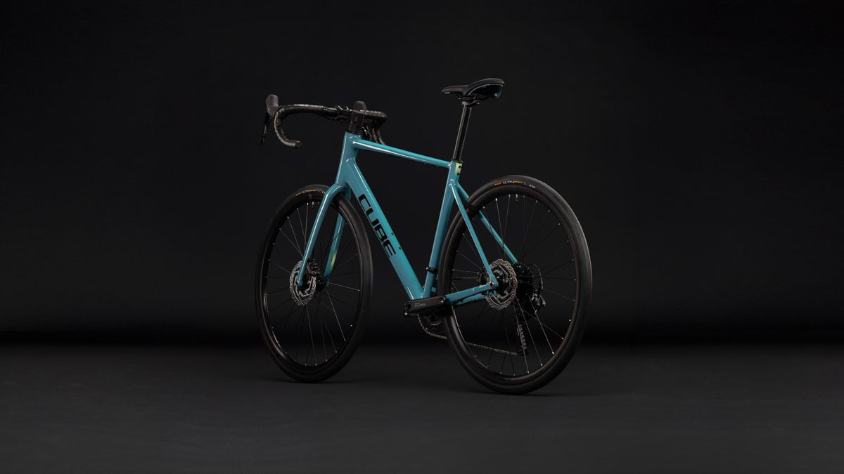 CUBE Attain Pro surfblue n black