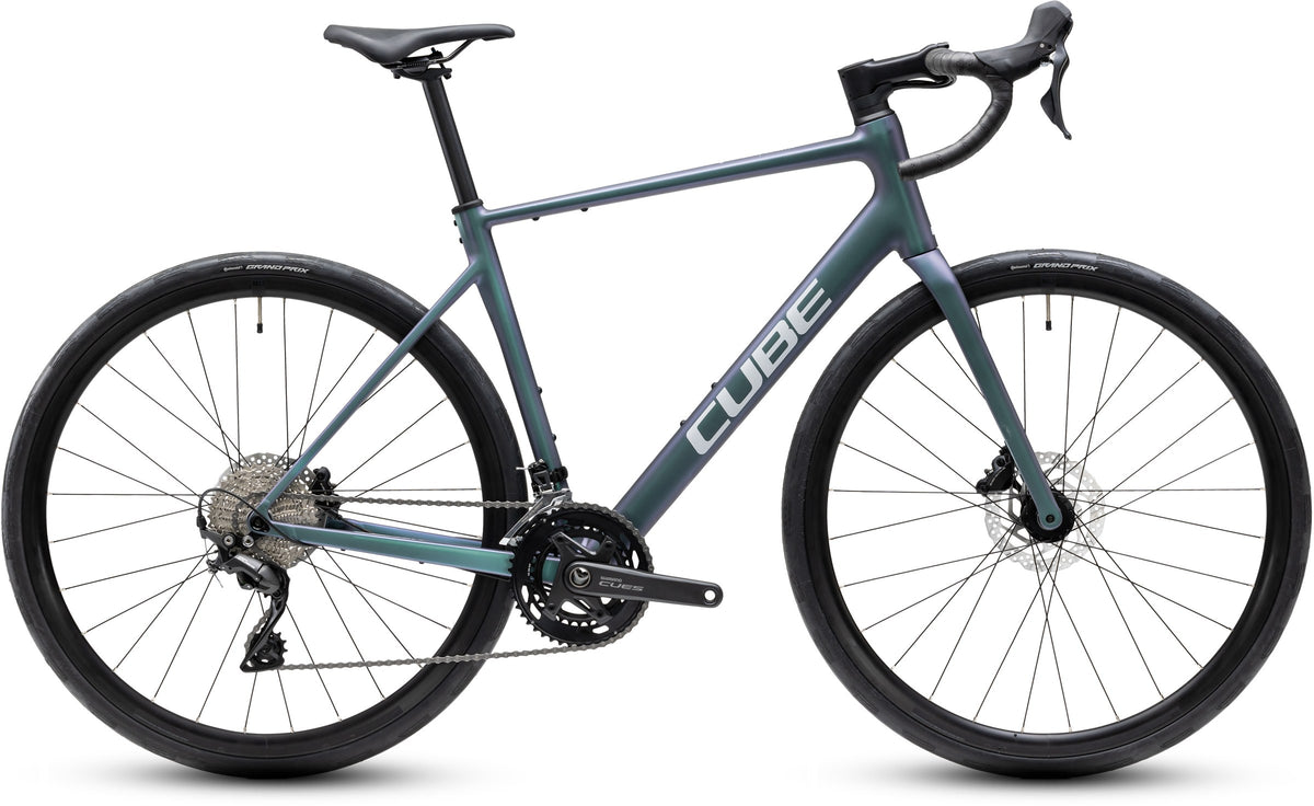 CUBE Attain Race smaragdgrey n white
