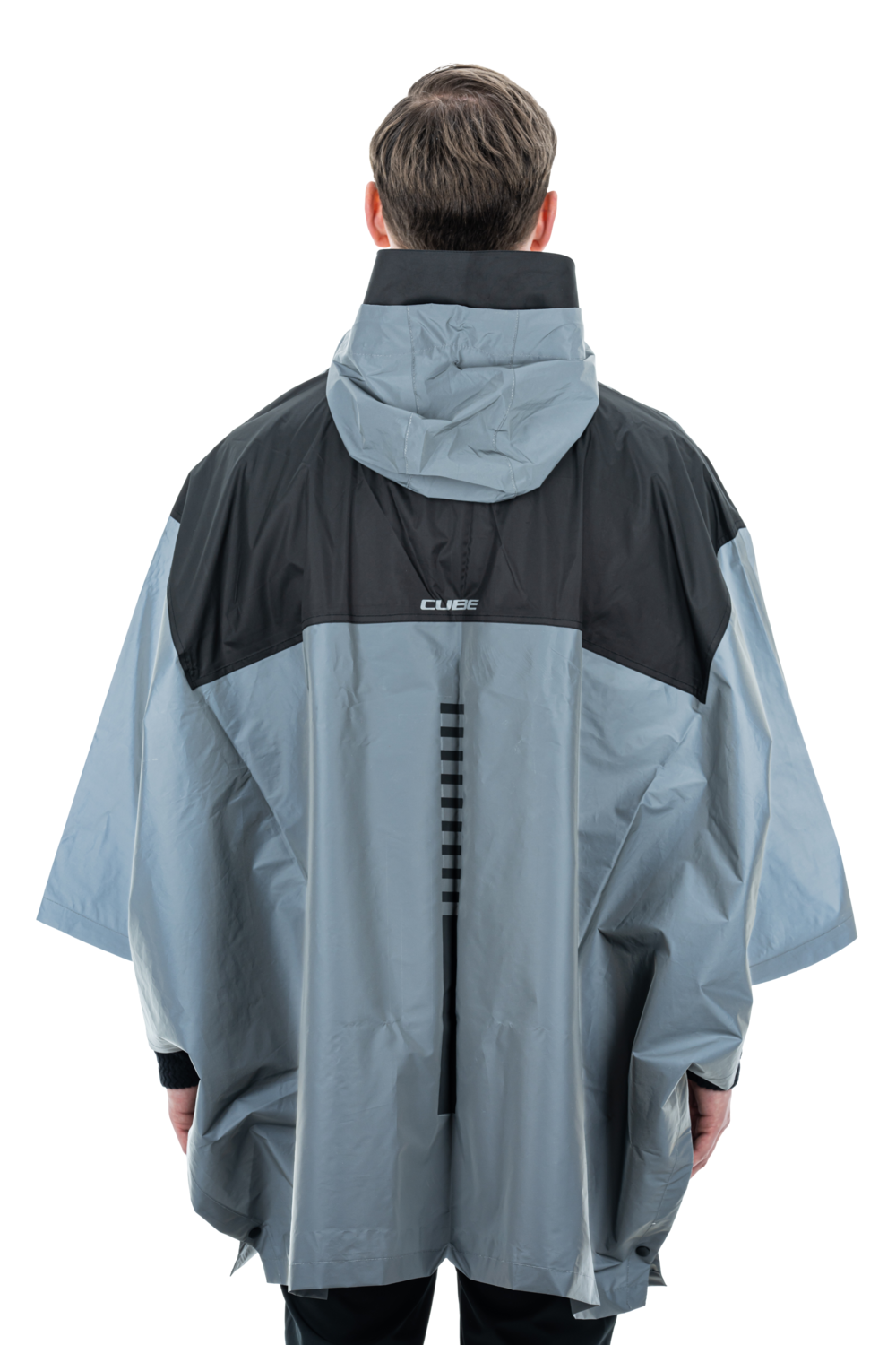 CUBE ATX Utility Poncho Safety Silver N Grey