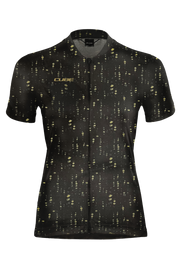 CUBE ATX WS Jersey Full Zip CMPT S/S Black Pattern