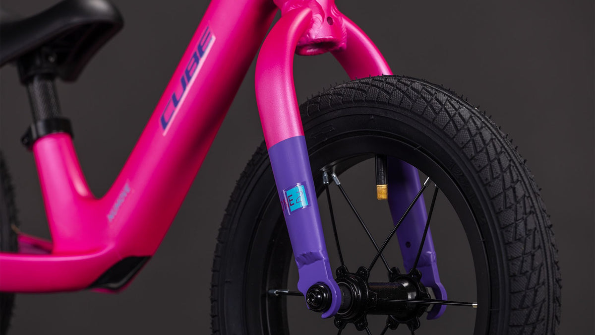 Bicicleta fara pedale CUBE Numove 120 Walk fucsia n plum