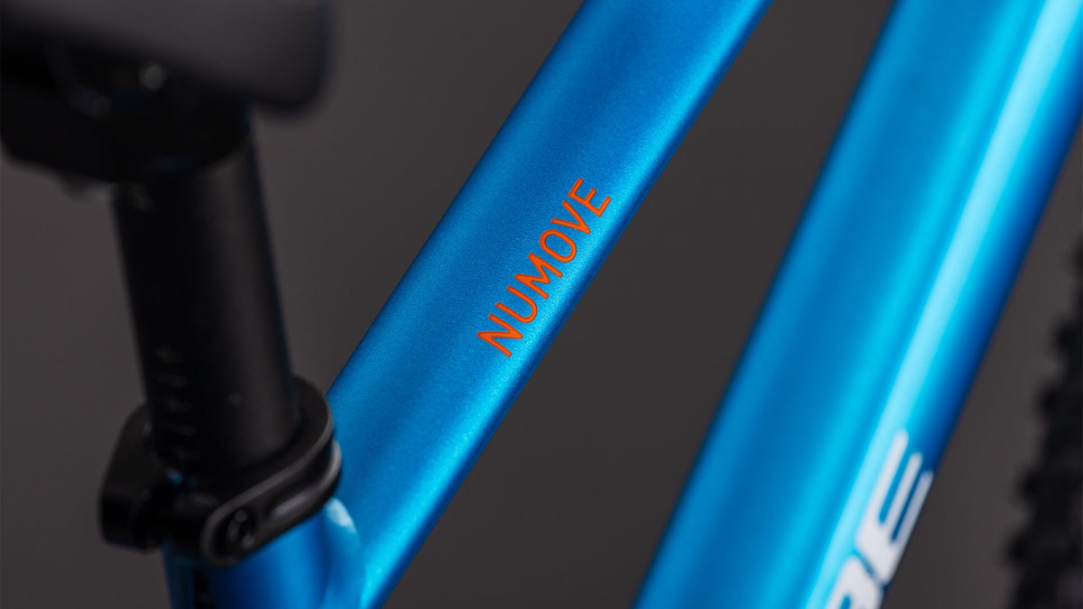 Bicicleta CUBE Numove 180 topasblue n nebula