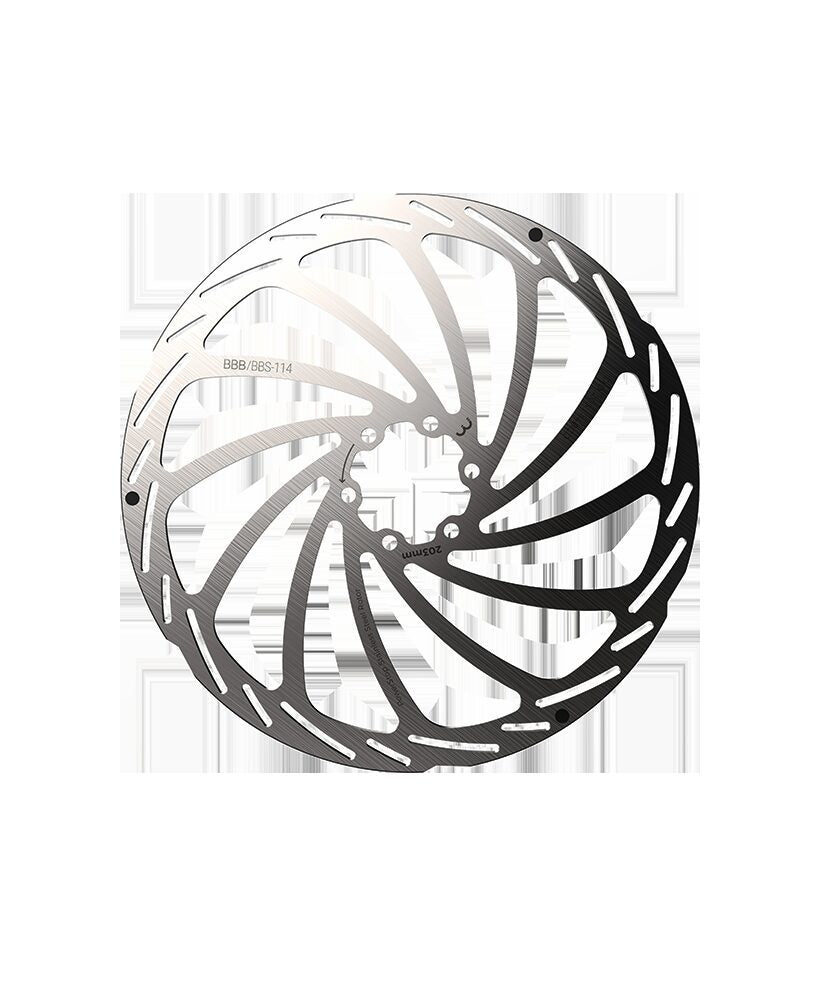 disc frana bbb bbs 114 powerstop 203mm 6 suruburi
