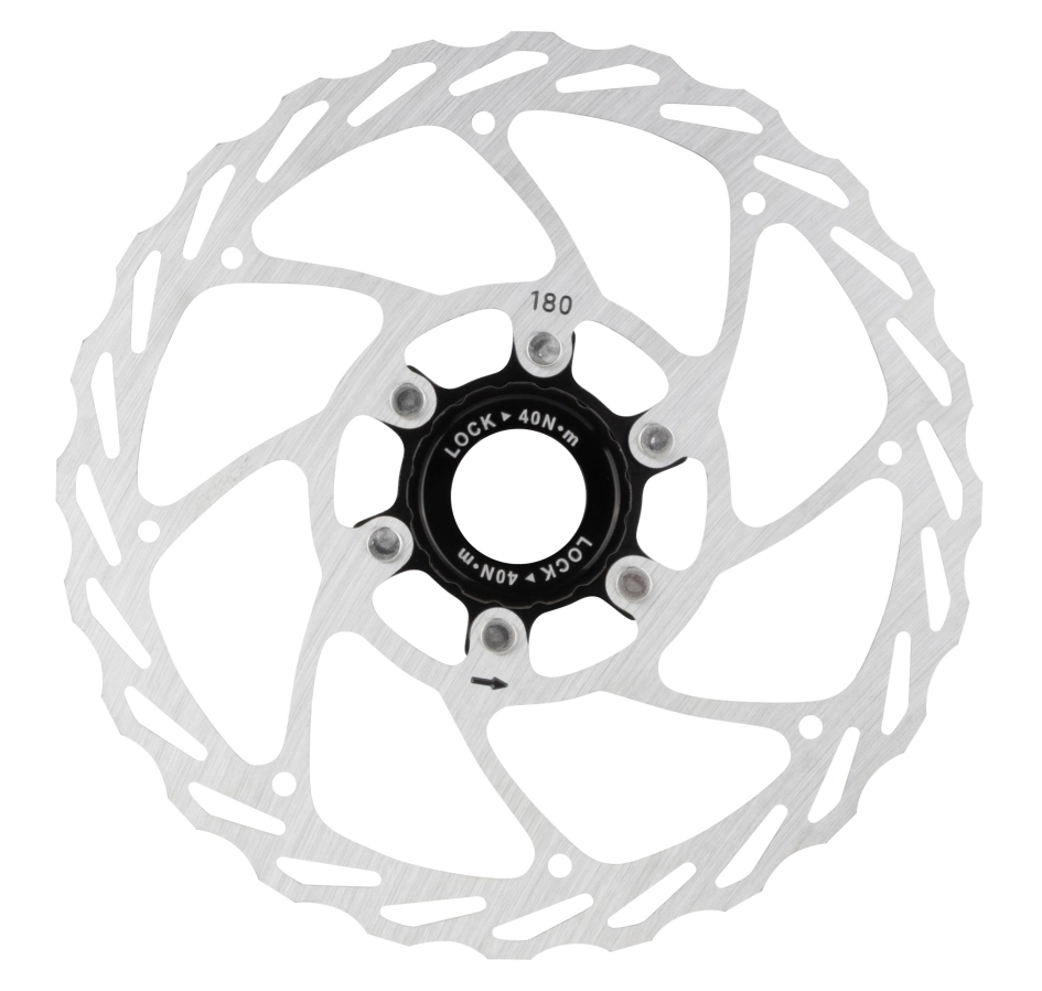 Disc frana Force 180mm Center-Lock argintiu