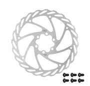 Disc Frana Force-4 160mm 6 gauri argintiu