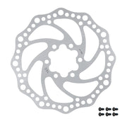 Disc frana Force-6 140mm, 6 gauri, argintiu