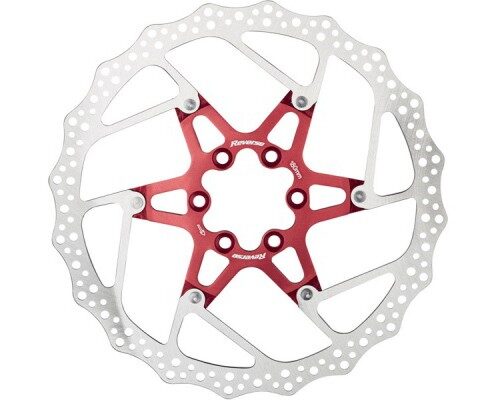 disc frana reverse discrotor 180mm aluminiu otel rosu