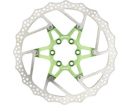 disc frana reverse discrotor 180mm aluminiu otel verde deschis