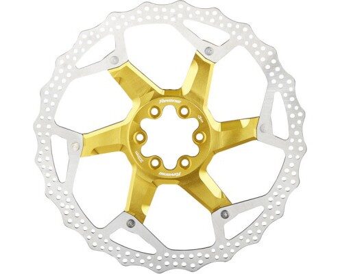 disc frana reverse discrotor 203mm aluminiu otel auriu