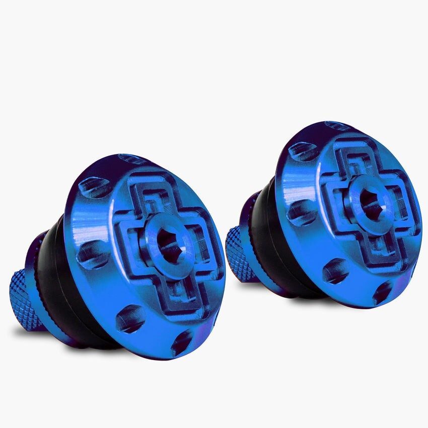 dopuri de ghidon muc off disco bar end plugs albastru