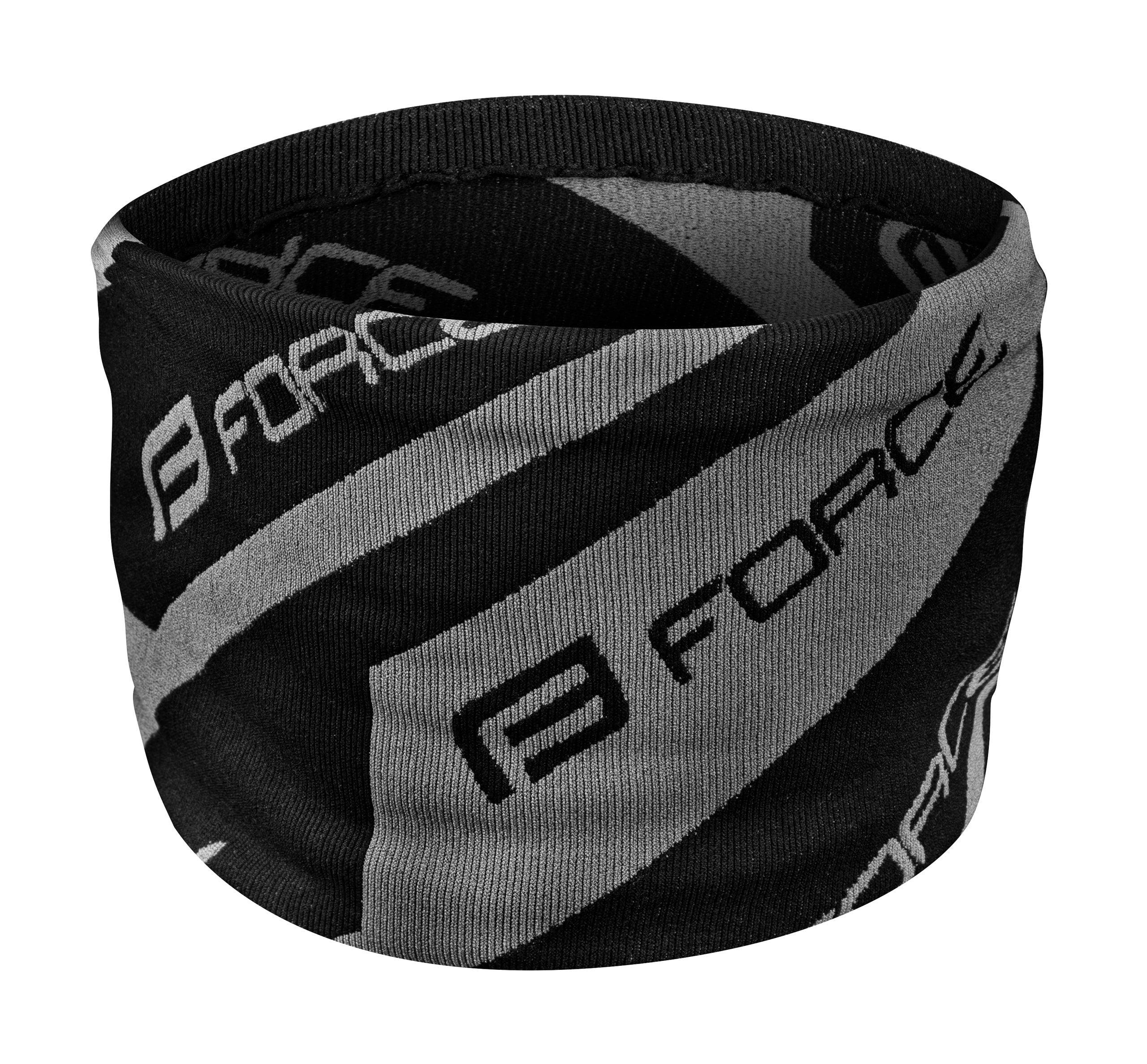 Esarfa Force Step Winter negru/gri