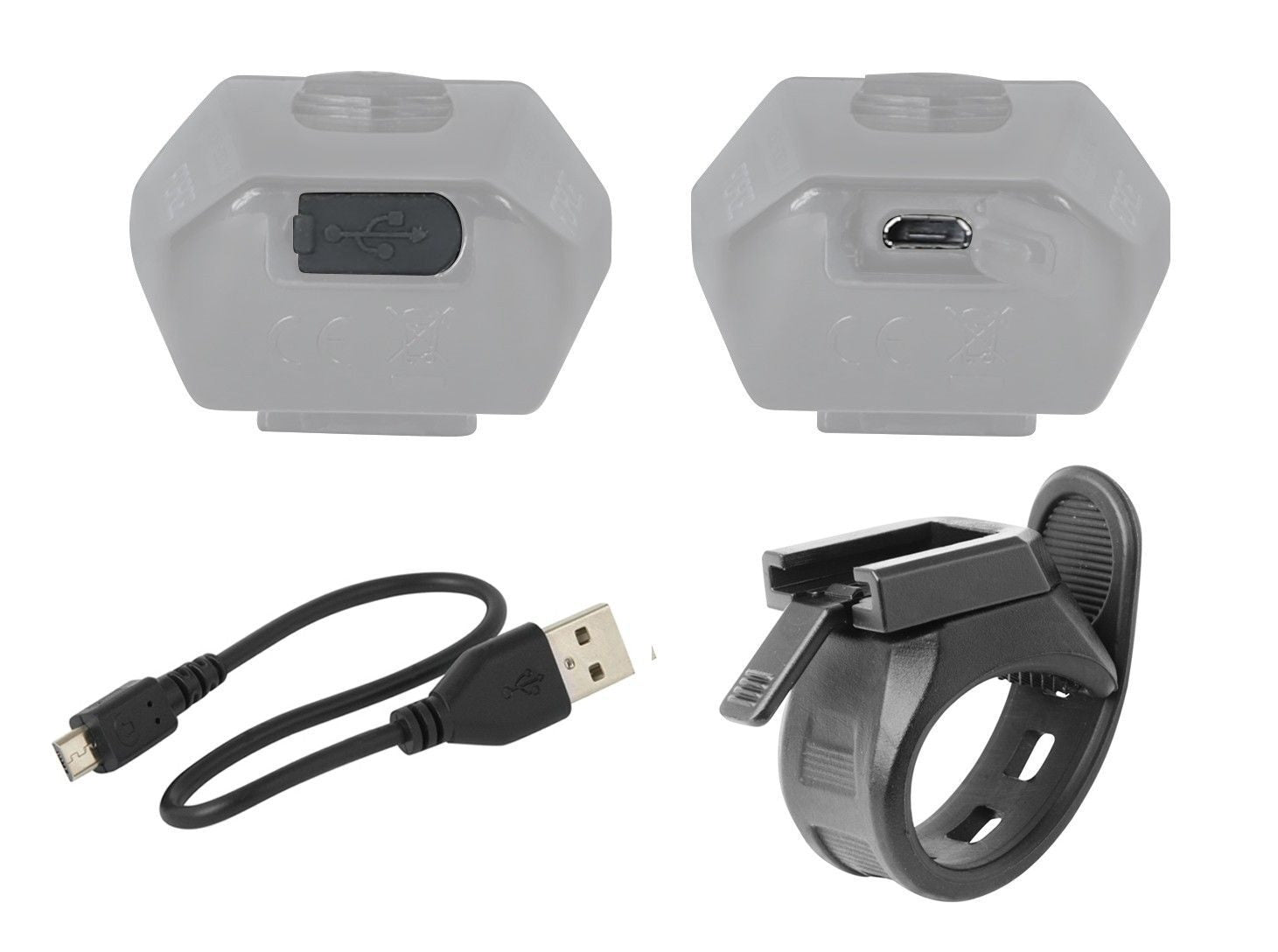 far fata force bug usb 400lm negru 2