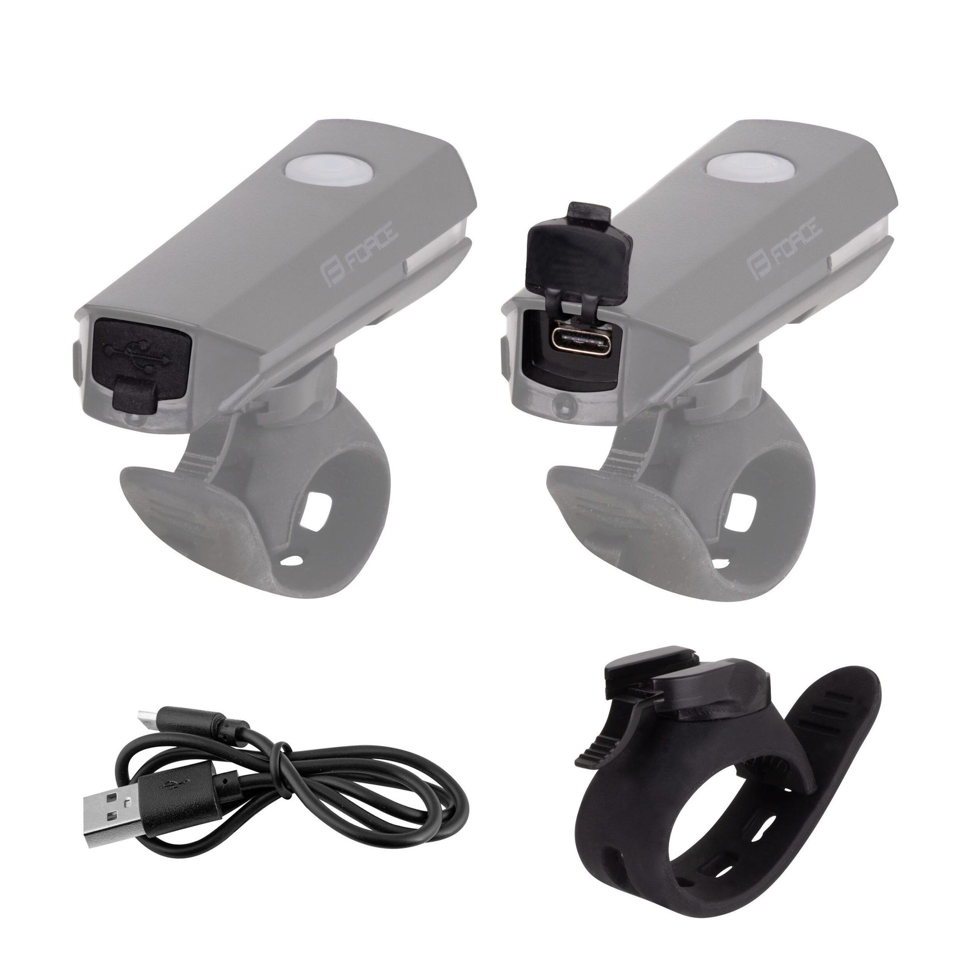 far fata force flux 200 lumeni usb negru 1 scaled