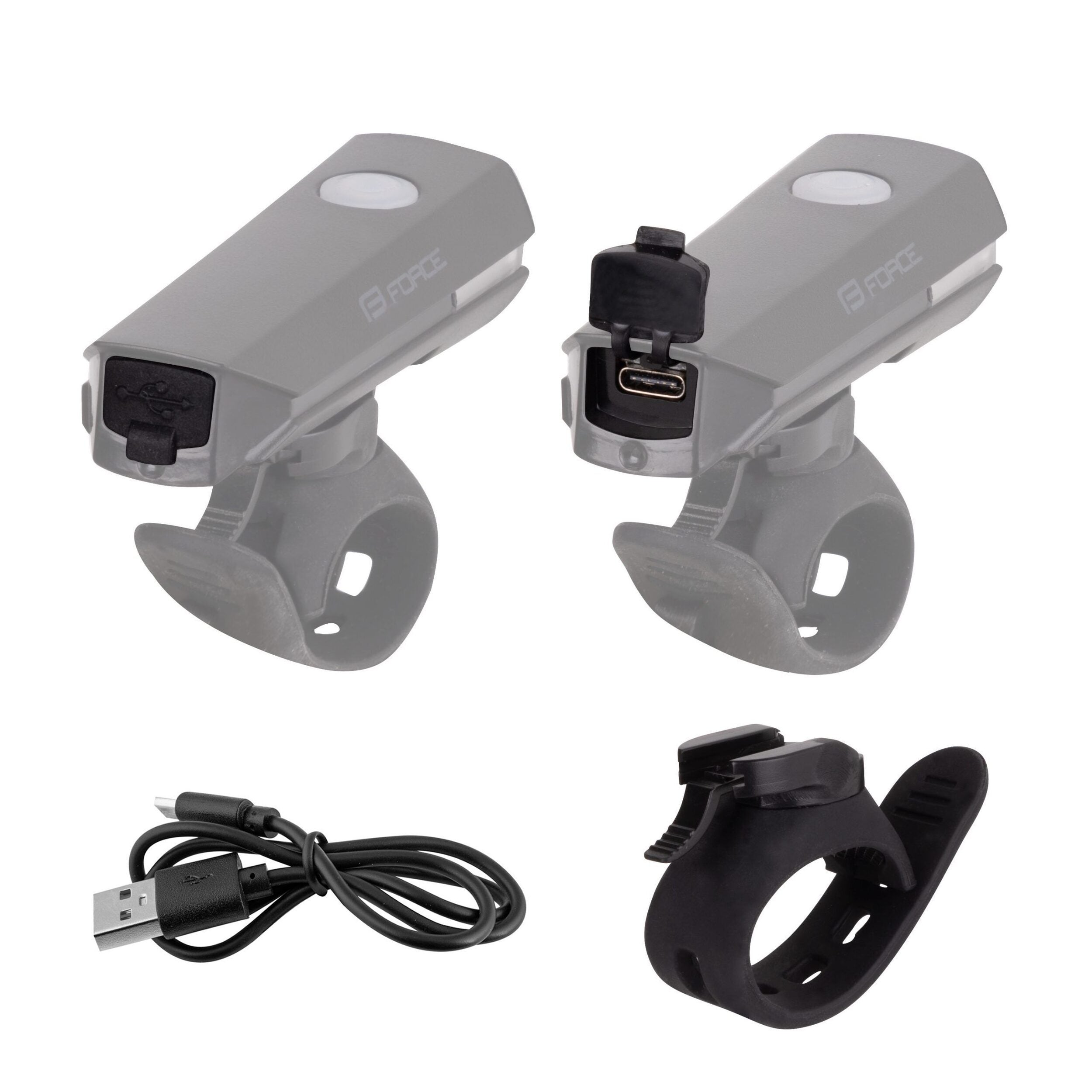 far fata force flux 200 lumeni usb negru 1 scaled