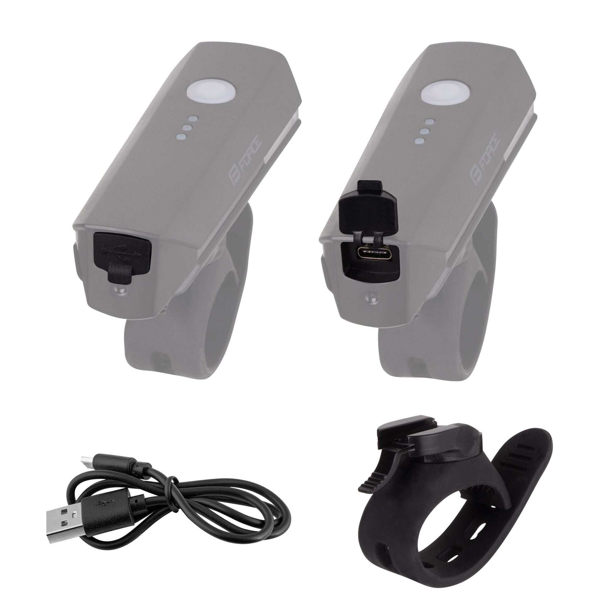 far fata force flux 550 lumeni usb negru 3 scaled