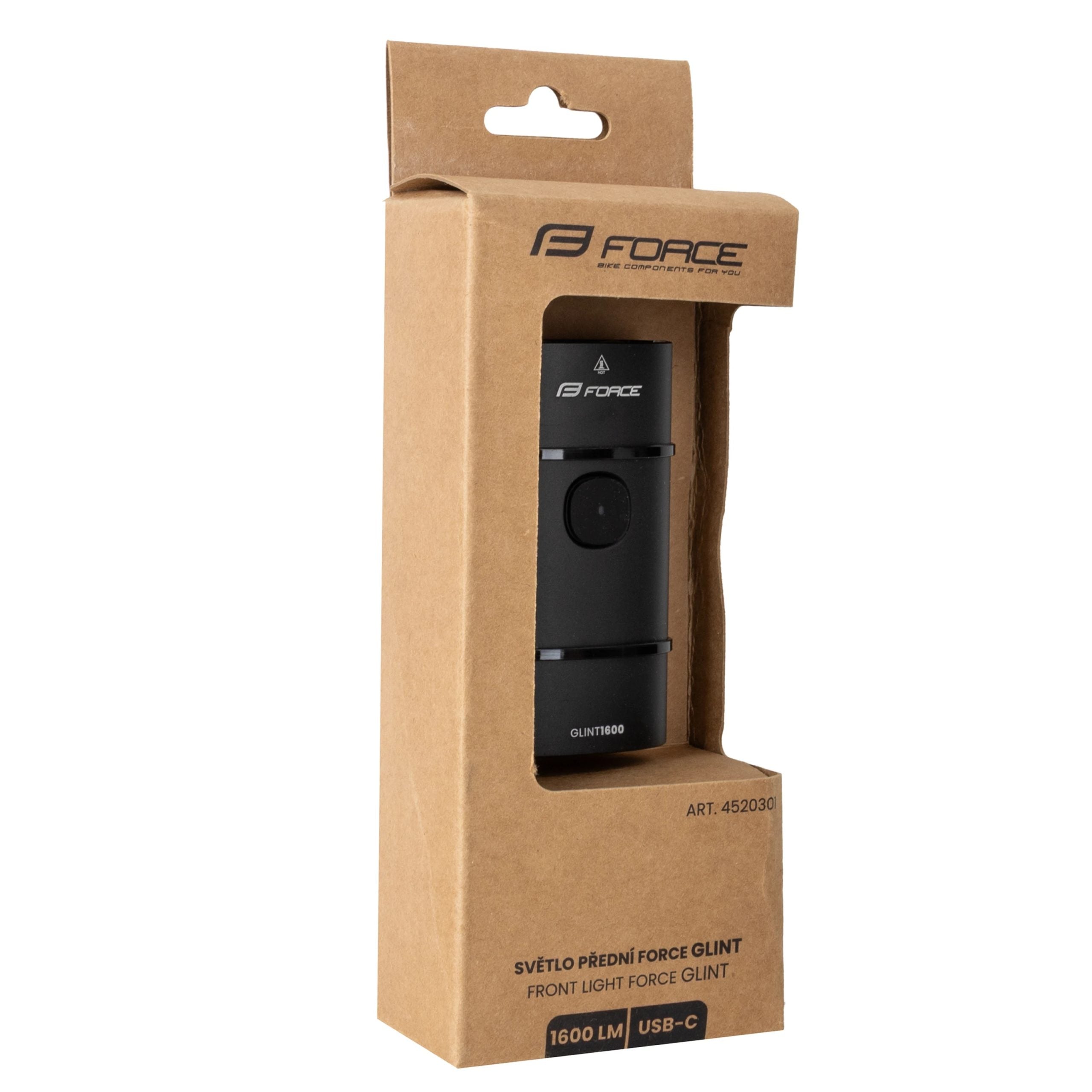 Far fata Force Glint 1600 Lumeni USB cu Powerbank