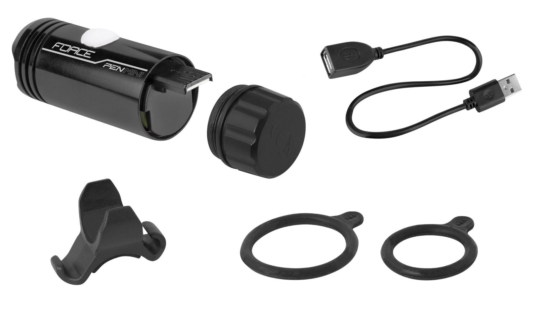 far fata force pen mini 150lm usb mini negru 2