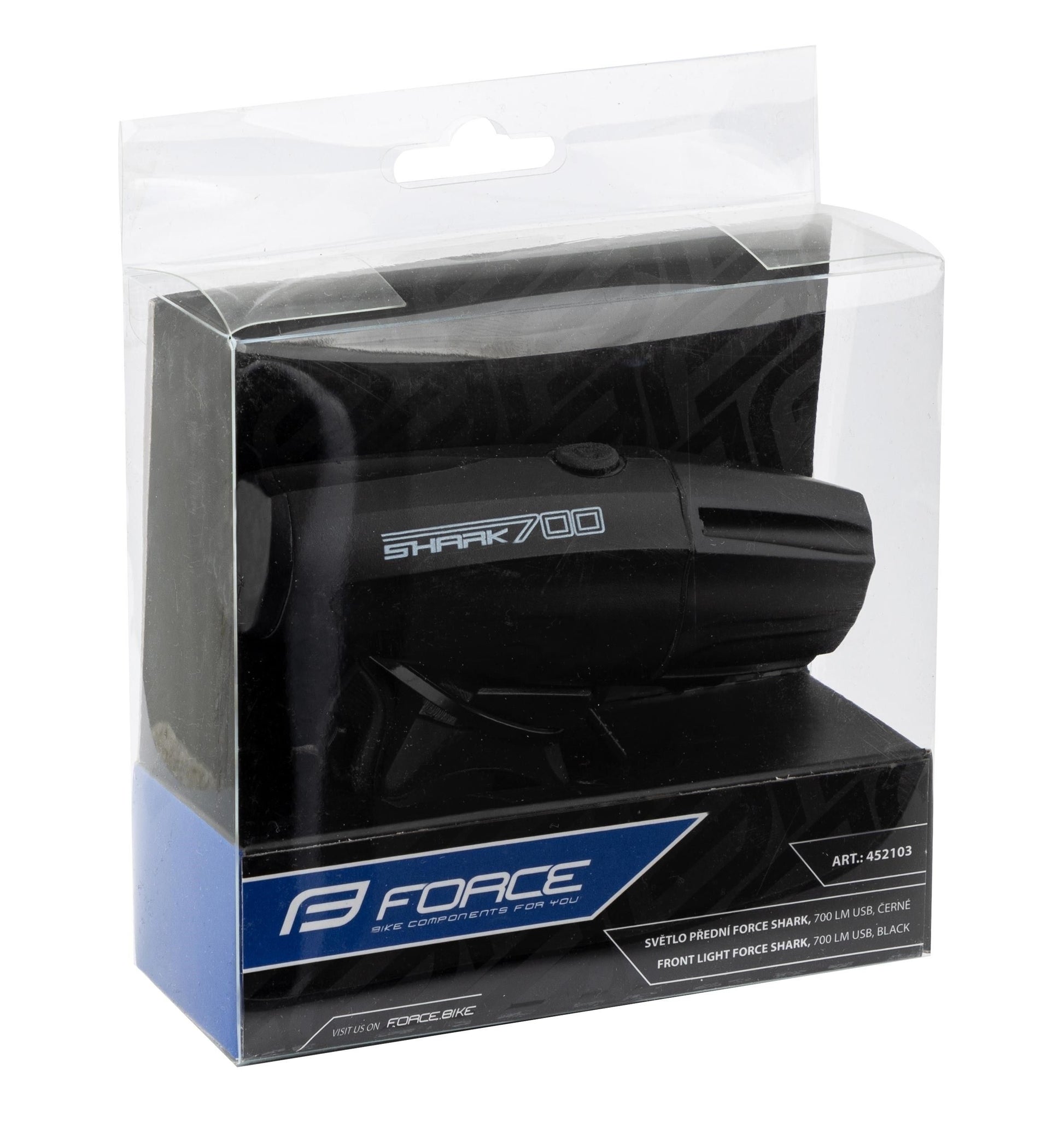 far fata force shark usb 700lm negru 1