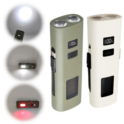Far reincarcabil Fivestars Power Light PBL-6400, powerbank 6400 mAh, USB Type-C, kaki