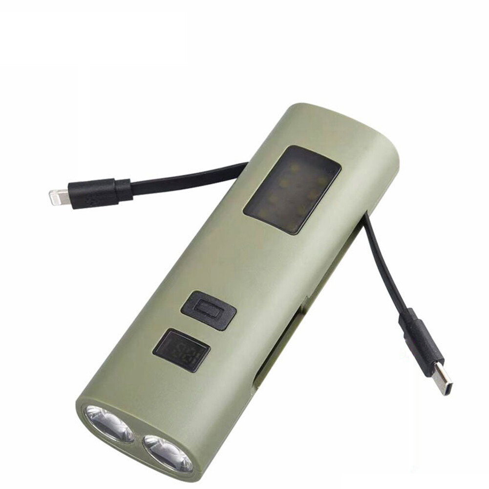 Far reincarcabil Fivestars Power Light PBL-6400, powerbank 6400 mAh, USB Type-C, kaki