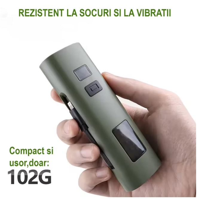 Far reincarcabil Fivestars Power Light PBL-6400, powerbank 6400 mAh, USB Type-C, kaki